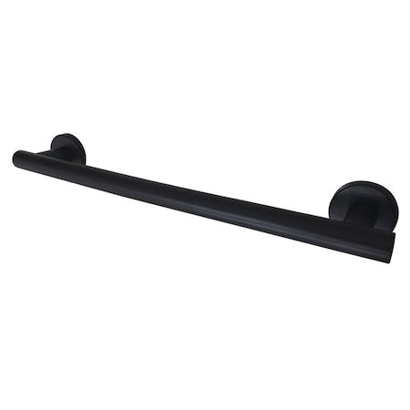 Kingston Brass GBS1424CS0 24-Inch x 1-1/4 Inch O.D Grab Bar, Matte Black GBS1424CS0